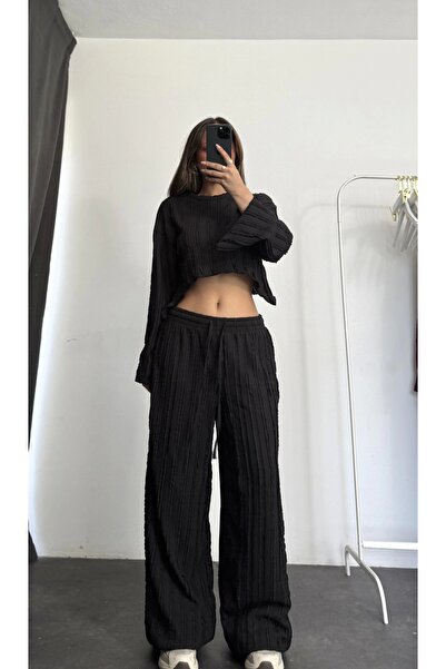 nona butik Σετ μανίκια Abby Spanish - Μαύρο