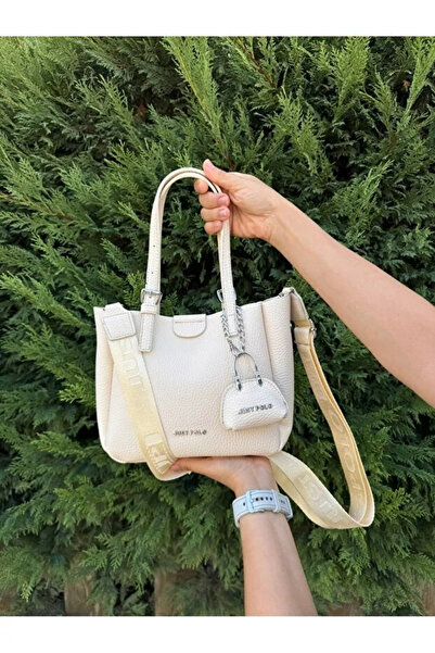 Just Polo Women's New Season Soft Leather 4 Compartment Luxury Hand and Shoulder Bag Shopper Size: 28 X 20 cm