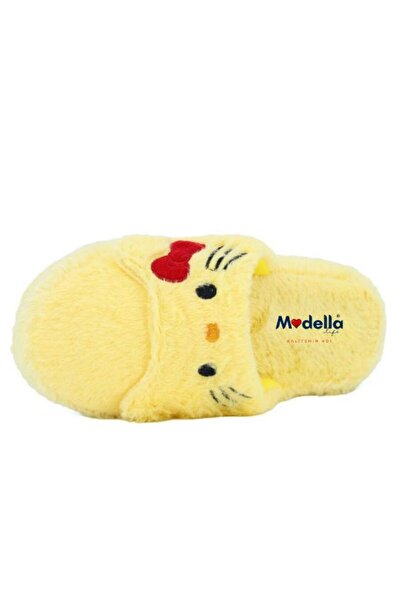 Modella Life Women's House Slippers with Kitten Figure Plush House Slippers Non-Slip Sole Warm Stylish Design
