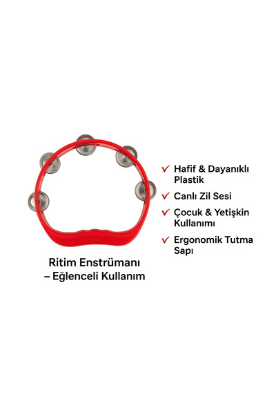 long way 5 adet Kırmızı Gelin Nedime Tefi Defi, Kına Gecesi Düğün Damat Sünne...