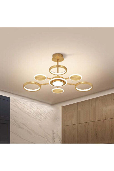 RFAN Candelabru LED, Model R9149/3+3+1, Cu Telecomandă, 3 Tipuri de Lumină, 9...