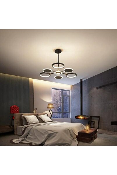 RFAN Candelabru LED, Model R9149/3+3+1, Cu Telecomandă, 3 Tipuri de Lumină, 9...