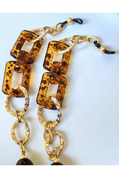 THİNBLACK Glasses Chain Thick Gold Color Chain Strap for Thick-Ended Glasses