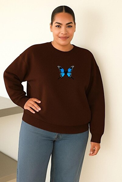 DM DOLCE MORE Hanorac unisex de mărime mare, cu 3 fire, din bumbac pieptănat,...