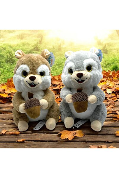 SCOWETTO لعبة سنجاب قطيفة بطول 35 سم