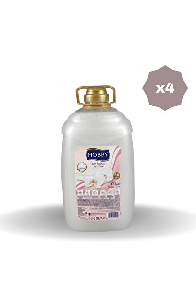 Hobby ORKİDE SIVI SABUN 3 LT - (4 ADET)