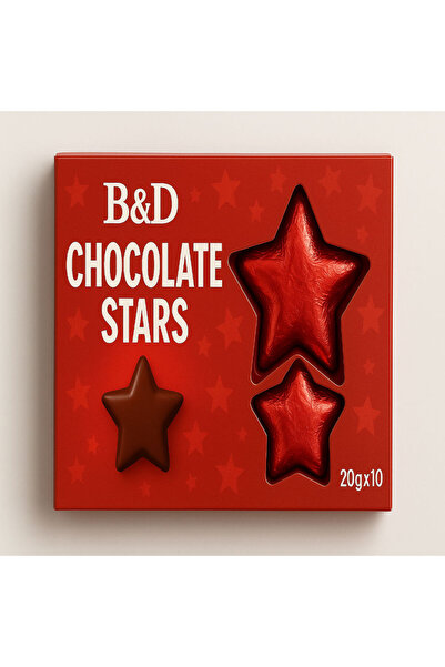 Dr. Oetker نجوم الشوكولاتة من بي آند دي ٢٠ غرام × ١٠