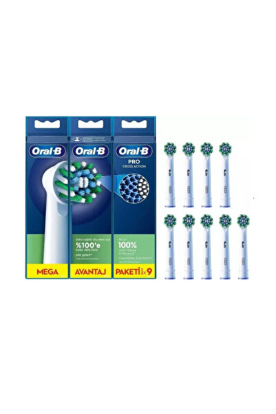Oral-B Pro Cross Action 18'li Şarjlı Diş Fırçası Yedek Başlığı EB50