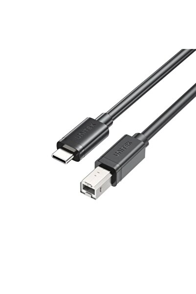Unitek كابل بيانات وشحن من USB-C إلى USB-B، سرعة نقل بيانات تصل إلى 480 ميجابت في الثانية، بطول 1 متر | C14140ABK03-1M