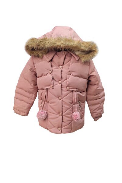 LifeForModa Kız Çocuk Önü Fermuarlı ve Çıt Çıtlı Ponpon Detaylı Çıkarılabilir...