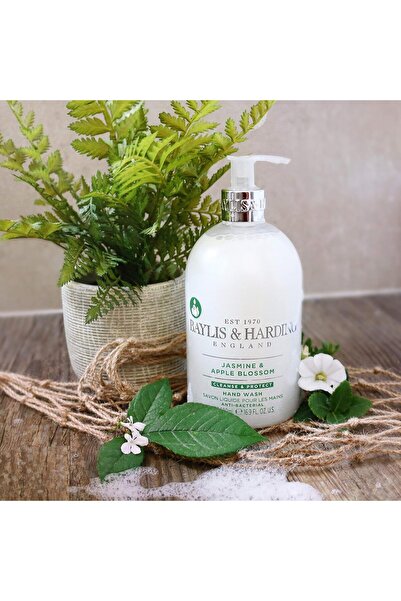 Baylis & Harding غسول اليدين المضاد للبكتيريا برائحة الياسمين وزهر التفاح، 500 مل