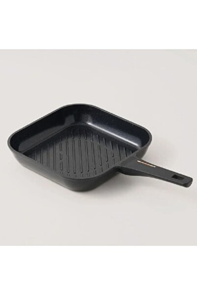 Alberto مقلاة شواء من الألومنيوم 3 لتر، أسود