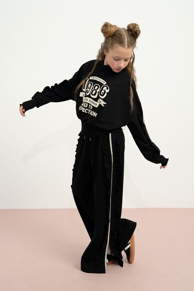 HAUSEkids 9-15 години Vintage Perfection комплект за момичета - черен