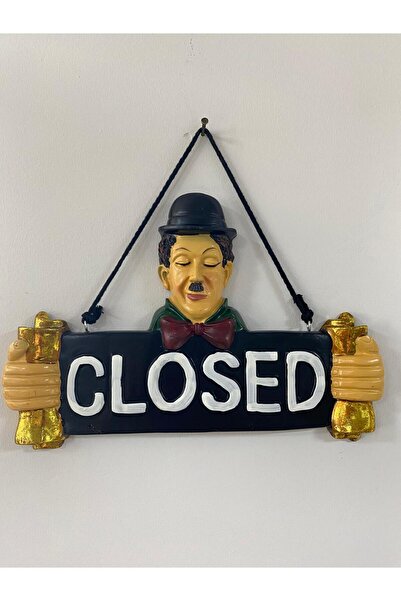 elif aksesuar Charlie Chaplin Closed Themed Wall Door Lettering