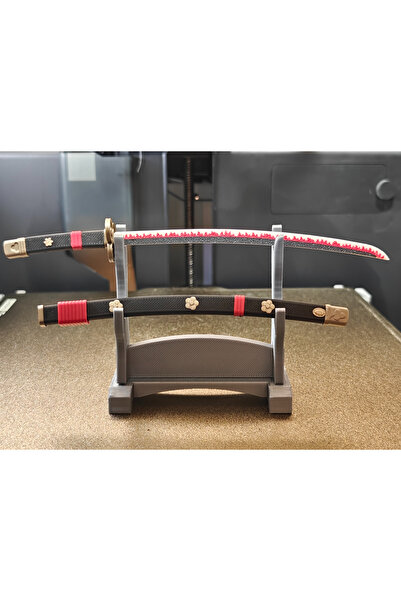 GRAT3D 15 CM MİNİ Roronoa Zoro Enma Siyah Kılıç - One Piece Anime Masaüstü Figür
