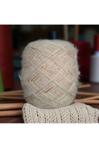 Kırlangıç Moher Mohair & Glitter Yarn Blend Design Hand Knitting Yarn 140 Gr