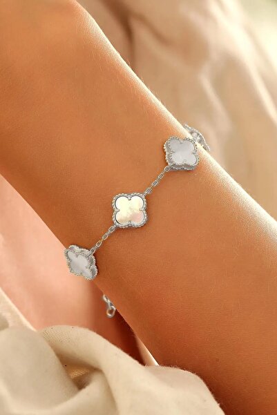 AURRARİ سوار فضي من الفولاذ الفاخر مع حجر طبيعي