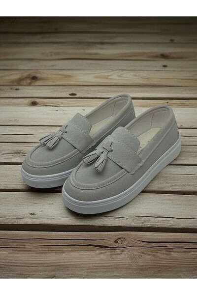 Bircan Unisex Children's Classic School Circumcision Wedding Tasseled Light Sole Shoes