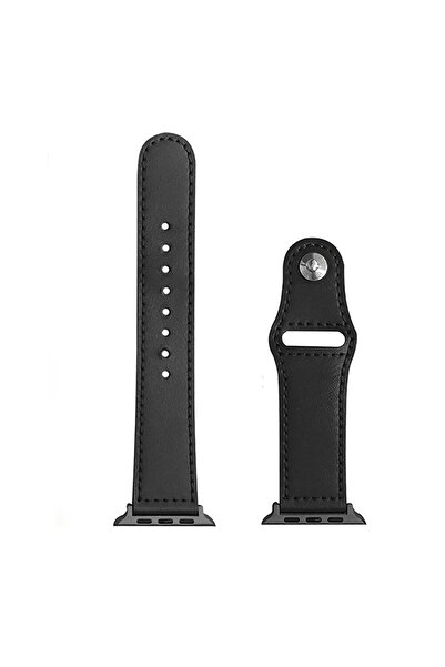 Dali Curea de ceas din piele pentru Apple Watch 1/2/3/4/5/6/7/8/9/10/SE/SE 2/Ultra/Ultra 2, 38/40/41/42 mm, B