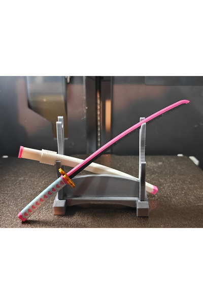 GRAT3D 15 CM MİNİ Kanroji Mitsuri Kılıç - Demon Slayer Anime Masaüstü Figür