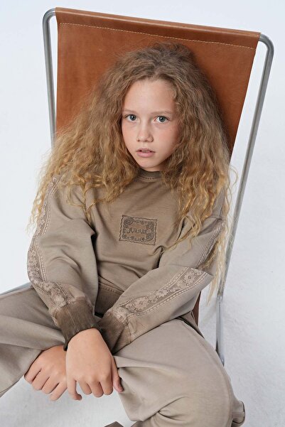 HAUSEkids Costum pentru fete Lucent Prime pentru vârstele 9-15 ani-Mocca