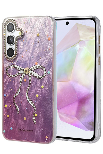 NewFace غطاء حماية لهاتف سامسونج جالاكسي A35 5G من إس بي تي آر إن إس، تصميم ش...