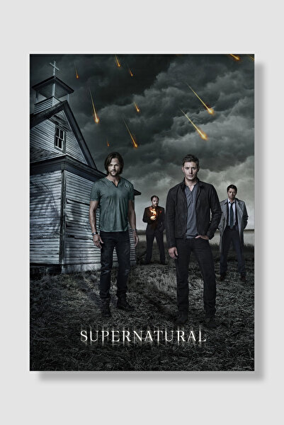 postick Supernatural Dizi Posteri Yüksek Kaliteli Kalın Parlak Kuşe Kağıdı