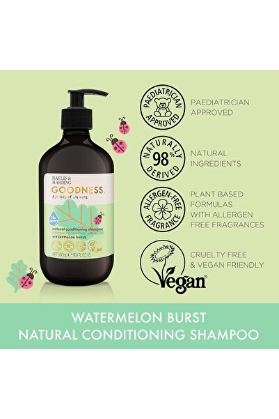 Baylis & Harding Goodness Kids Natural Conditioning Shampoo 500ml - Watermelon Burst