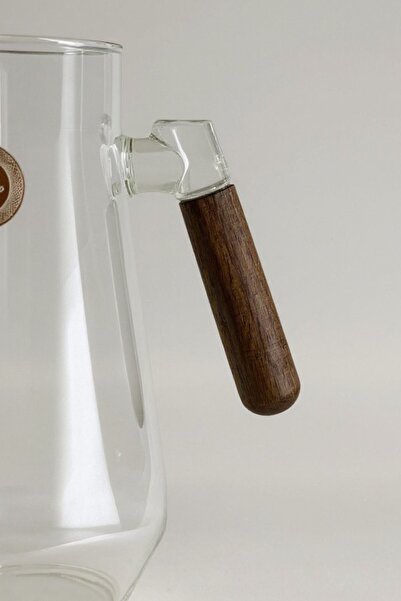 Kitchen Way Akasya Sap - Kapaklı Borosilikat Cam Sürahi KW-849