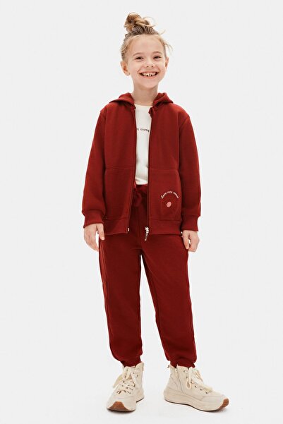 HAUSEkids 4-8 Years Old Every Moment Girl's 3-Piece Set-Burgundy