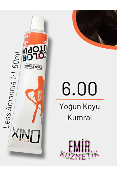 onix Düşük Amonyaklı Saç Boyası 60ml Yoğun Koyu Kumral 6.00