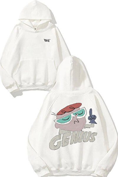 THEWERT Φούτερ με κουκούλα Dexter Laboratory 8 με στάμπα στην πλάτη