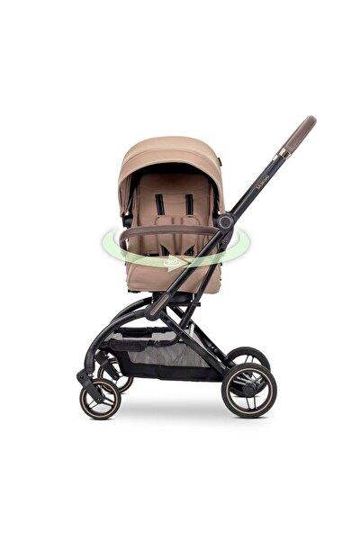 LORELLİ MAKAYA 360 Dönebilen Kabin Tipi Bebek Arabası - Beige