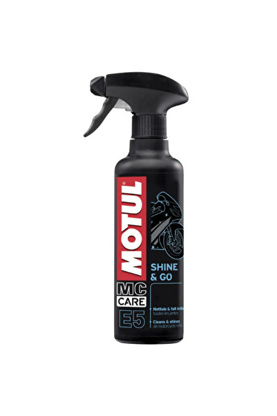 Motul MC CARE E5 SHINE & GO - HIZLI YÜZEY CANLANDIRICI VE TOZ İTİCİ SPREY 400ML