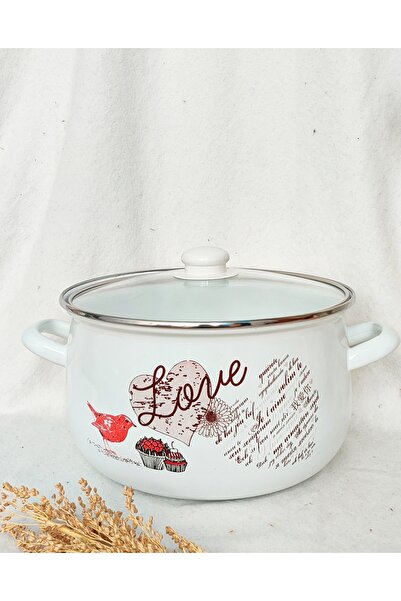 EBRULİEMAYE وعاء طهي عميق كبير الحجم من لوف إيماي سعة 6 لتر بقطر 26 سم لطهي الحليب والزبادي والحساء والمربى والمعجون المعلب