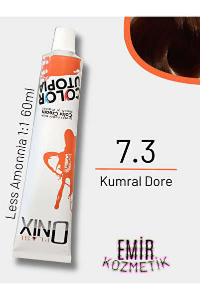 onix Düşük Amonyaklı Saç Boyası 60ml Kumral Dore 7.3