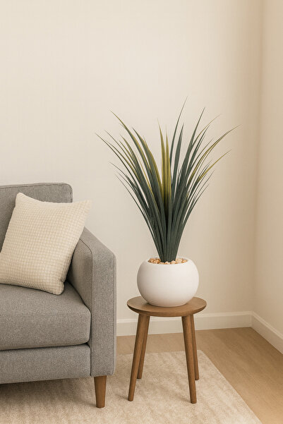 DRAMA HOME Artificial Cactus Tree Home Decor with Fiber Stand 80cm Height