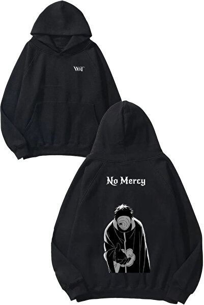 THEWERT سترة ناروتو أوبيتو أنيمي ذات 5 تصميمات مطبوعة على الظهر باللون الأسود