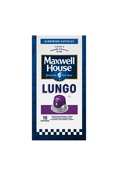 Maxwell House قهوة ماكسويل - كبسولات MXW لونجو 10 كبسولات 52 جرام × 10 عبوات