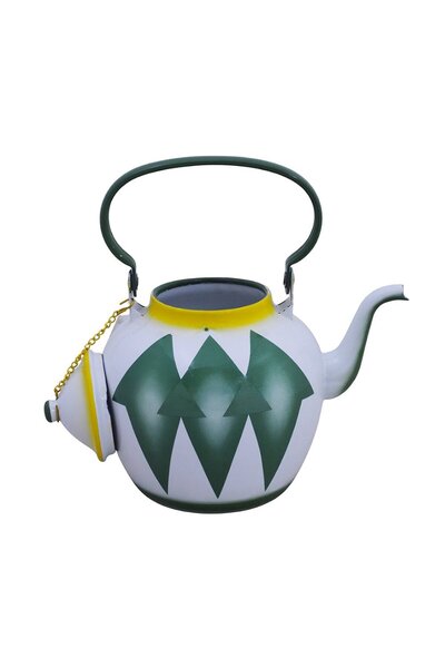 FFA Aluminum Enamel Teapot with Handle and Lid 1 Liter