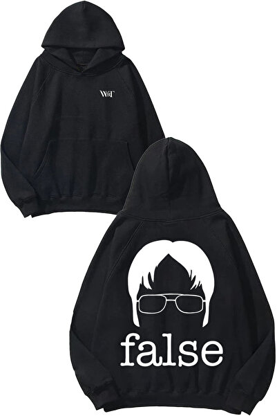 THEWERT Φούτερ με κουκούλα με στάμπα The Office False Design