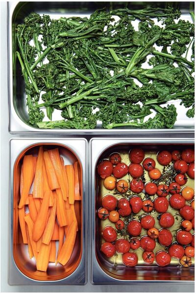 TRAMONTINA GN 1/9 Stainless Steel Food Pan, 100 mm Deep, Steel 304