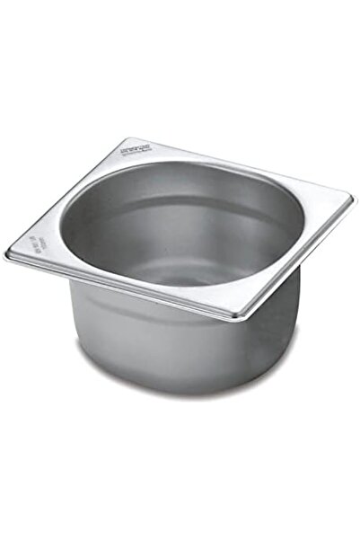 TRAMONTINA GN 1/6 stainless steel food pan without handles, 65 mm deep - Steel 304
