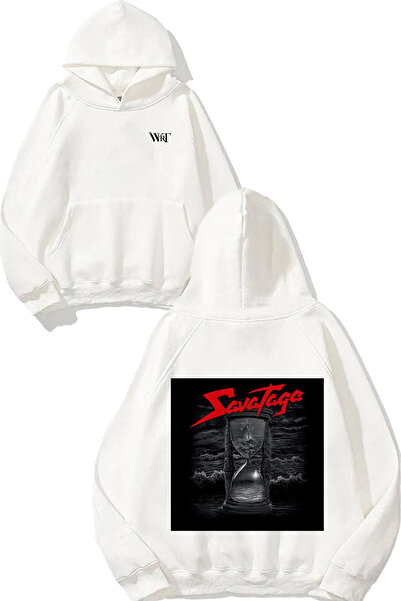 THEWERT Savatage 1 Design Back Štampano Bela Sa kapuljačom Dukserica