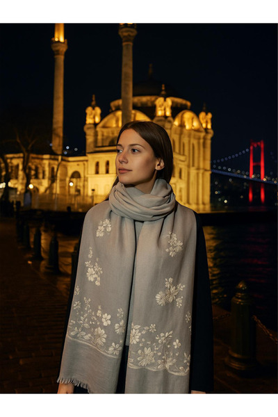 fiore fashion Women's Shawl 85% Cashmere 15% Silk Shawl Cashmere