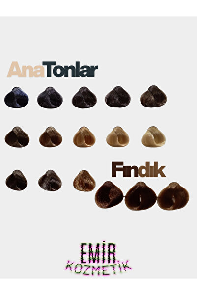 onix Düşük Amonyaklı Saç Boyası 60ml Koyu Fındık Kabuğu 6.73