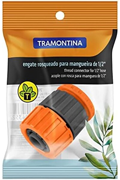 TRAMONTINA Plastic Thread Connector for 1/2-inch Hoses and Taps