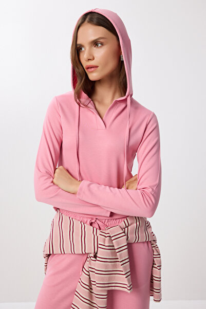Lovelyİstanbul Yumuşak Modal Alt-Üst Takım LKH0005 PEMBE