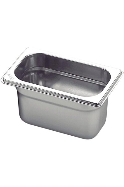 TRAMONTINA GN 1/9 Stainless Steel Food Pan, 100 mm Deep, Steel 304