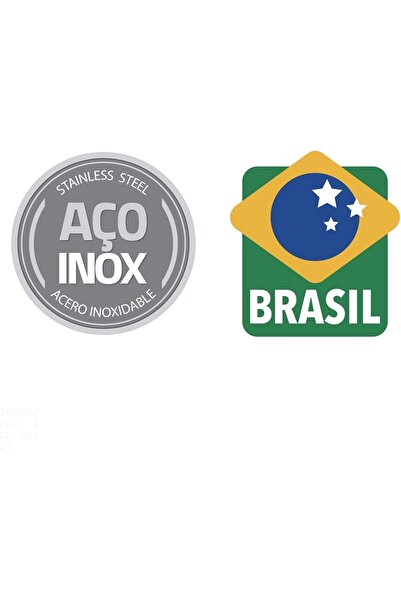 TRAMONTINA Since 1911, Made In Brazil - GN 1/3 stainless steel food pan without handles, 65 mm deep